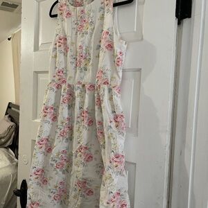 Cath Kidston Rare Floral Print Sleeveless Dress US 10/ UK 14